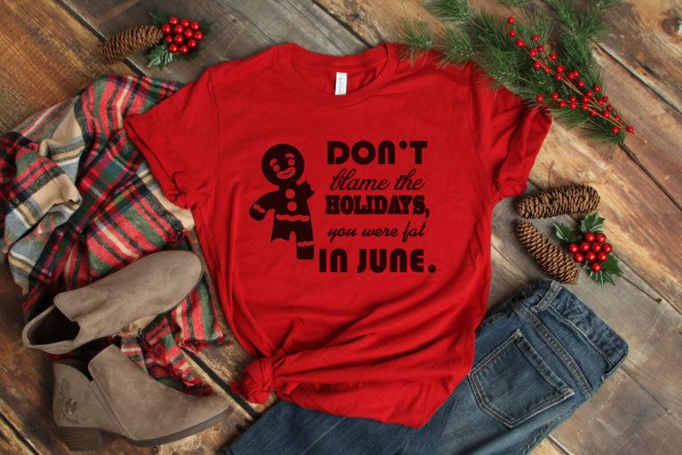Free Don’t Blame the Holidays SVG File