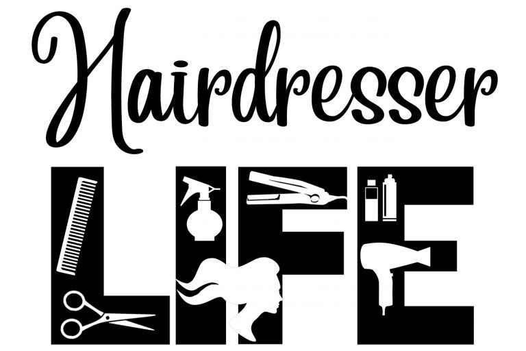 Free Hairdresser Life SVG File