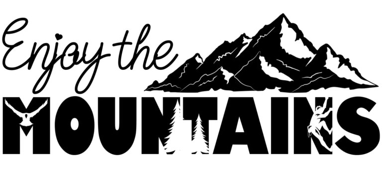 Free Enjoy the Mountains SVG File