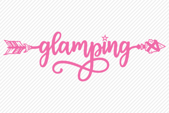 Glamping camping Cricut SVG shirt design