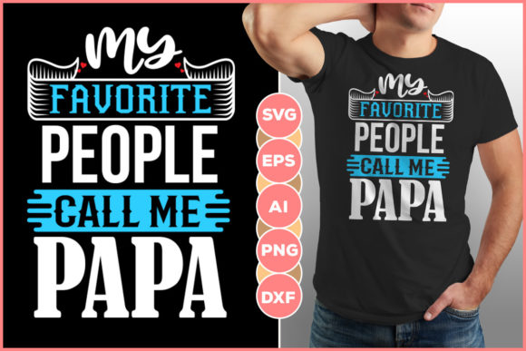 Papa Cricut SVG shirt design