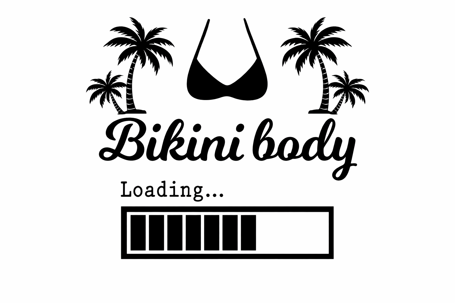Free Summer Bikini Body SVG Design