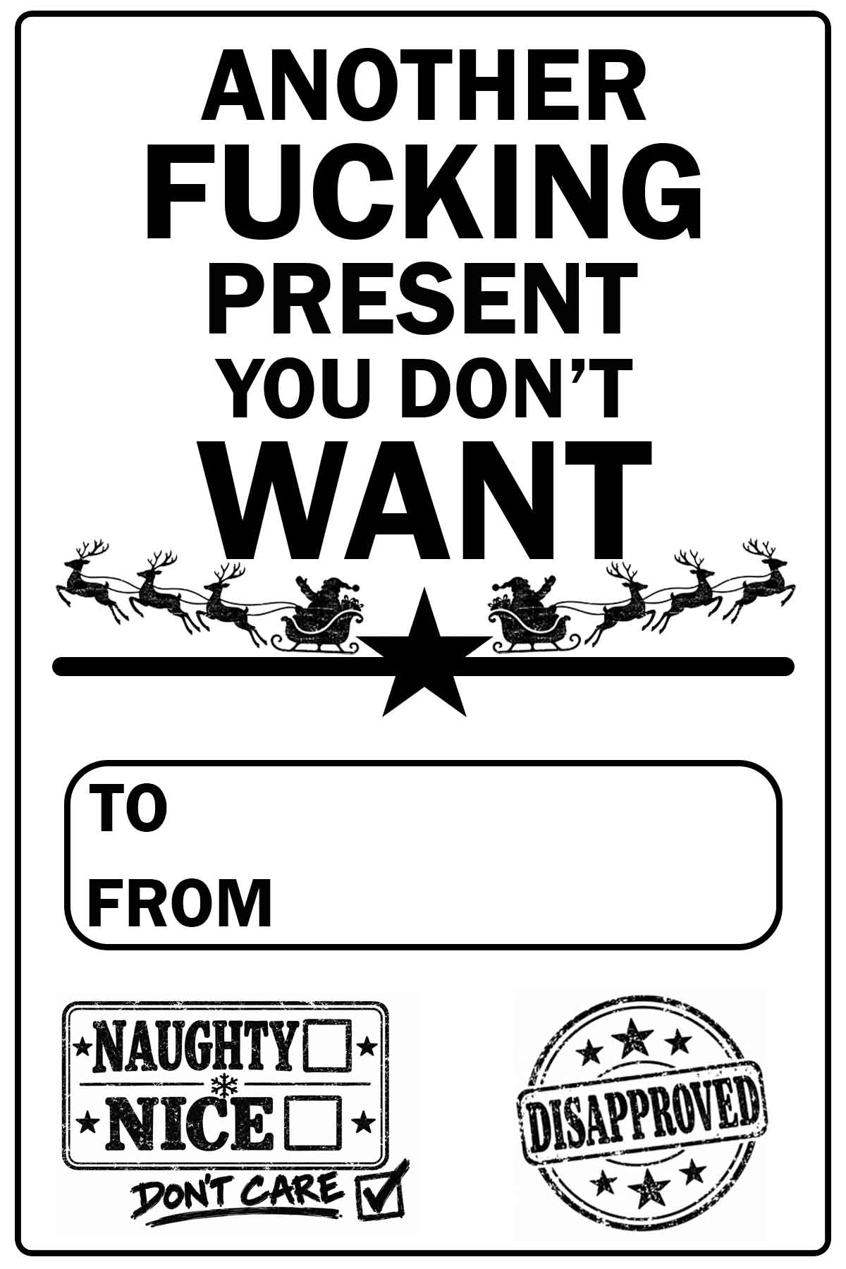 adult santa label svg for cricut
