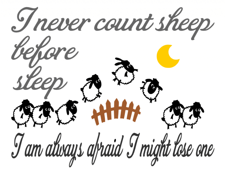 Free Counting Sheep SVG Cutting File