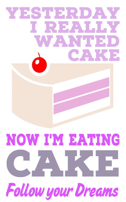 Free Eating Cake SVG Cutting File