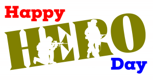 Free Happy Hero Day SVG Cutting File