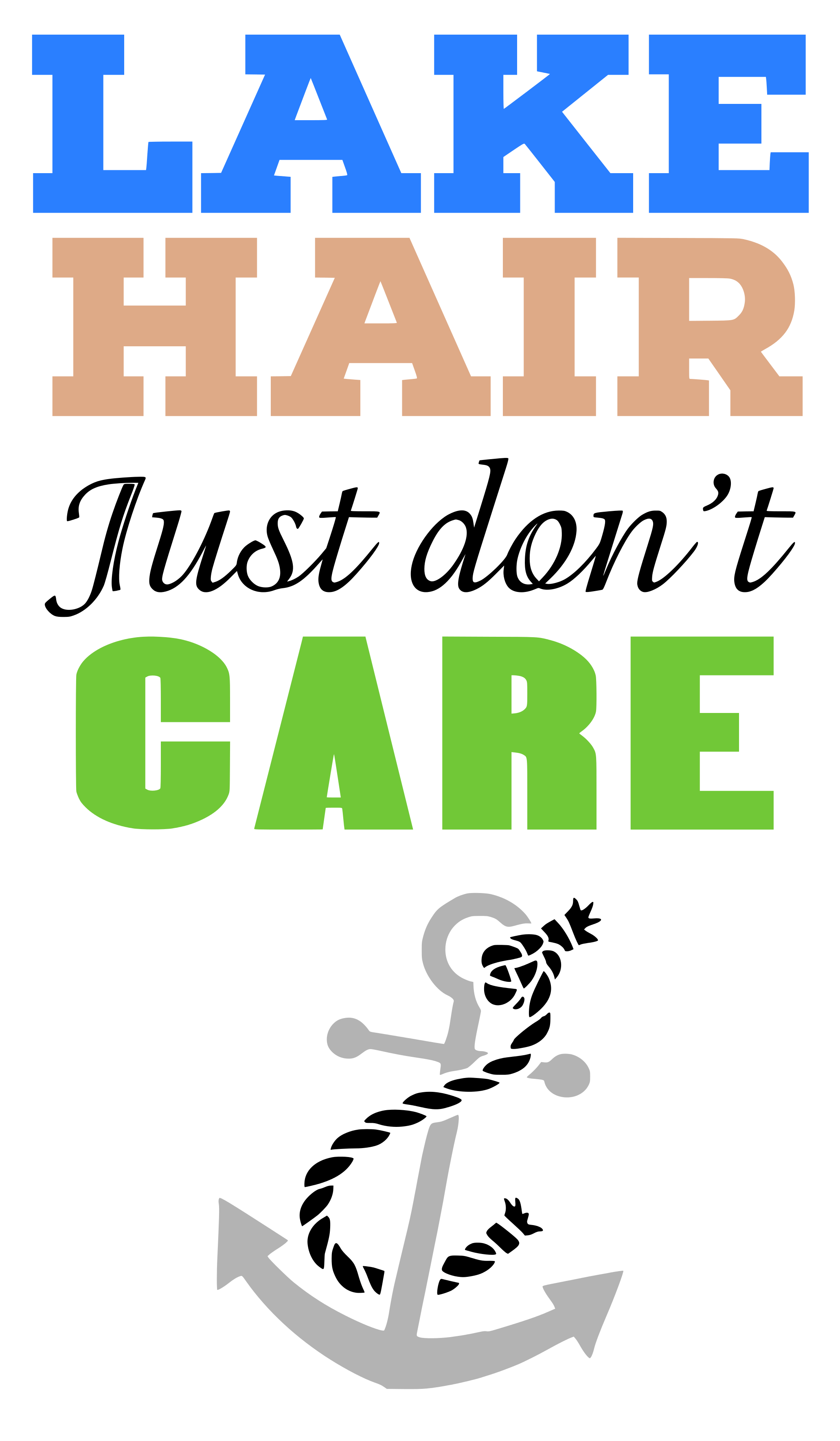 Free Lake Hair SVG Cutting File