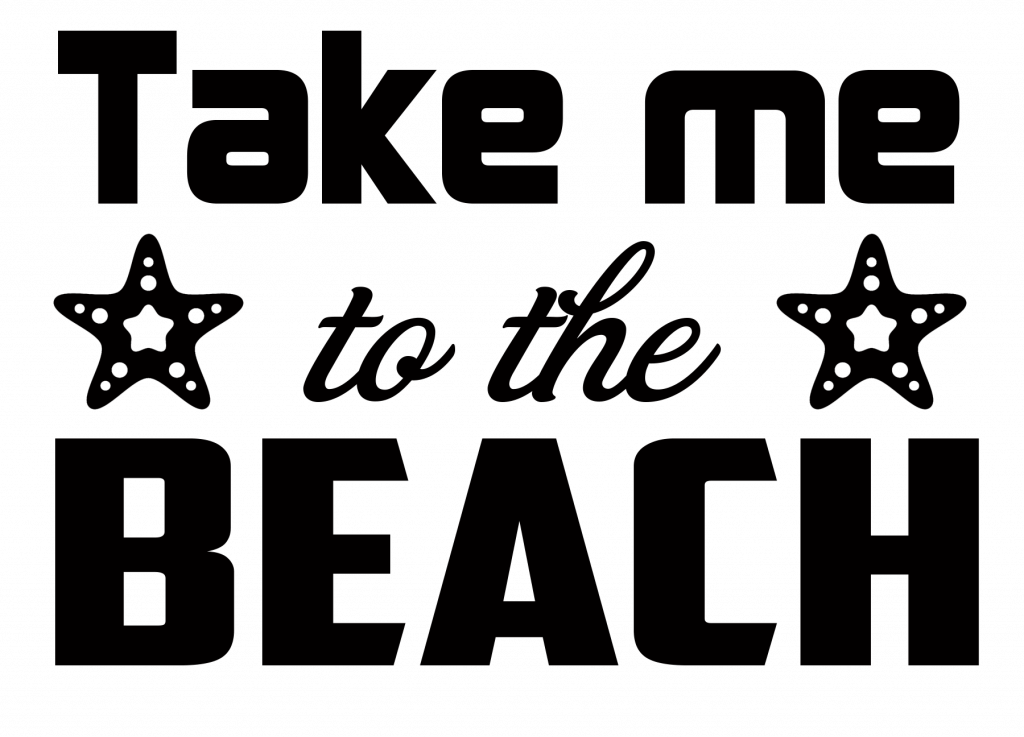 Free Take me to the Beach SVG Cutting File
