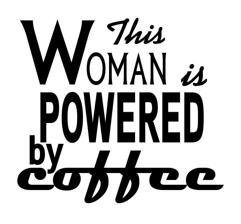 Free Powered by Coffee SVG File