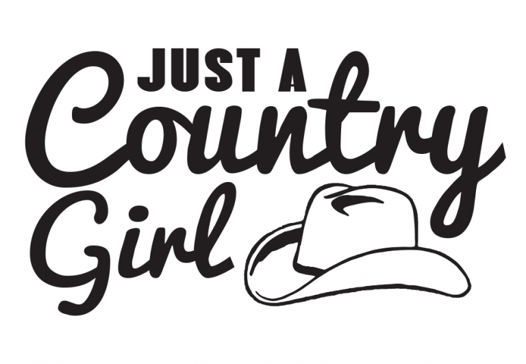 Free Just a Country Girl SVG File