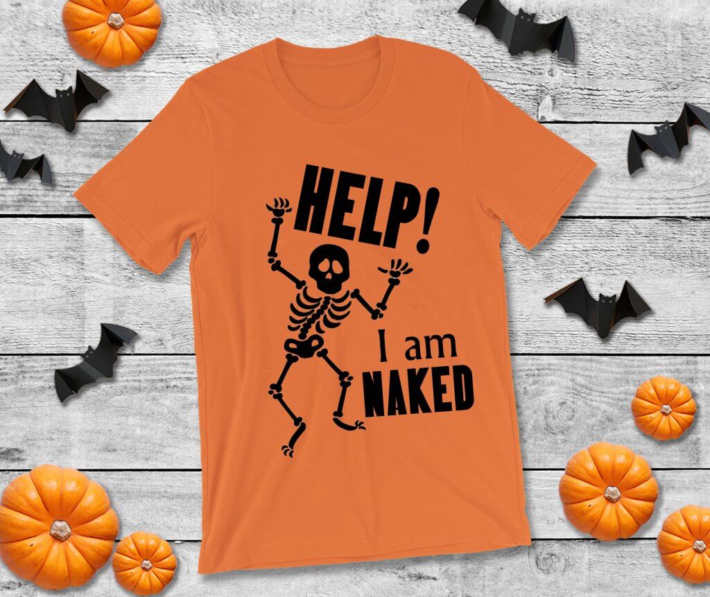 Free Halloween Help I am Naked SVG File