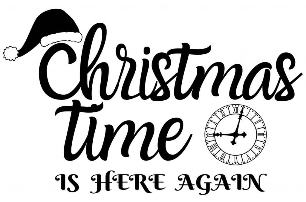 Free Christmas Time SVG File