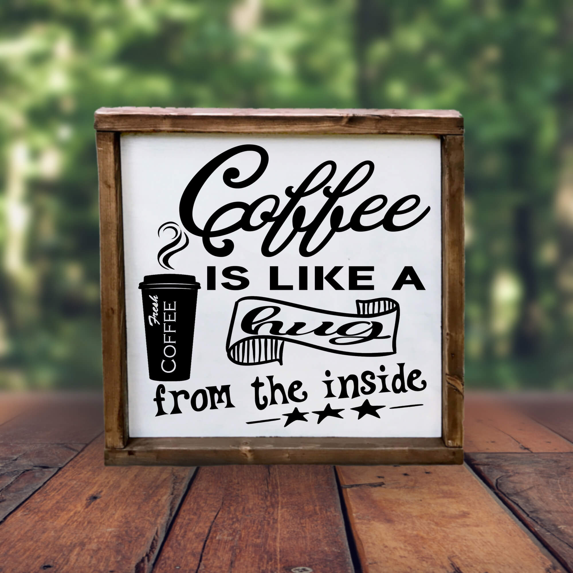 Free Coffee is like a Hug SVG File