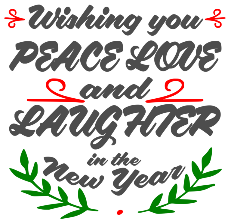 Free Wishing You New Year SVG File