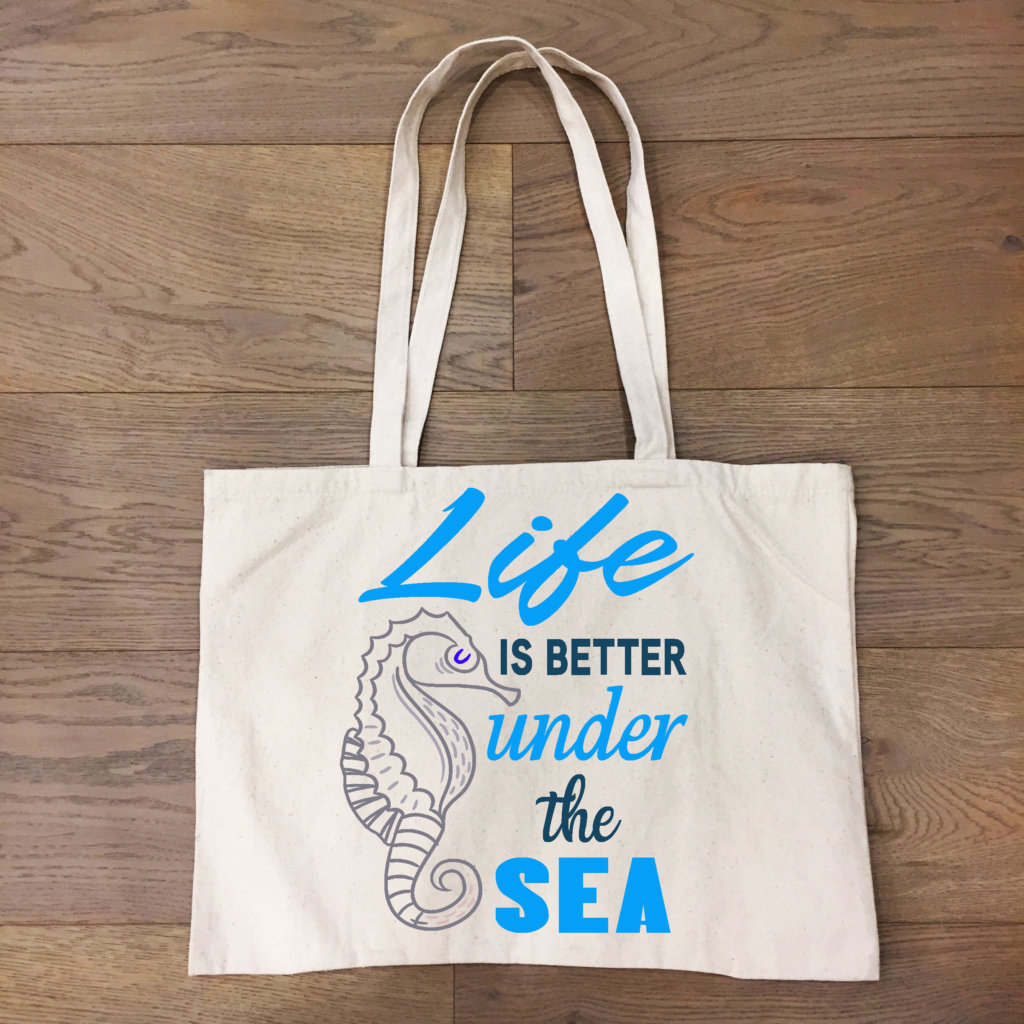 Life is better under the sea mock