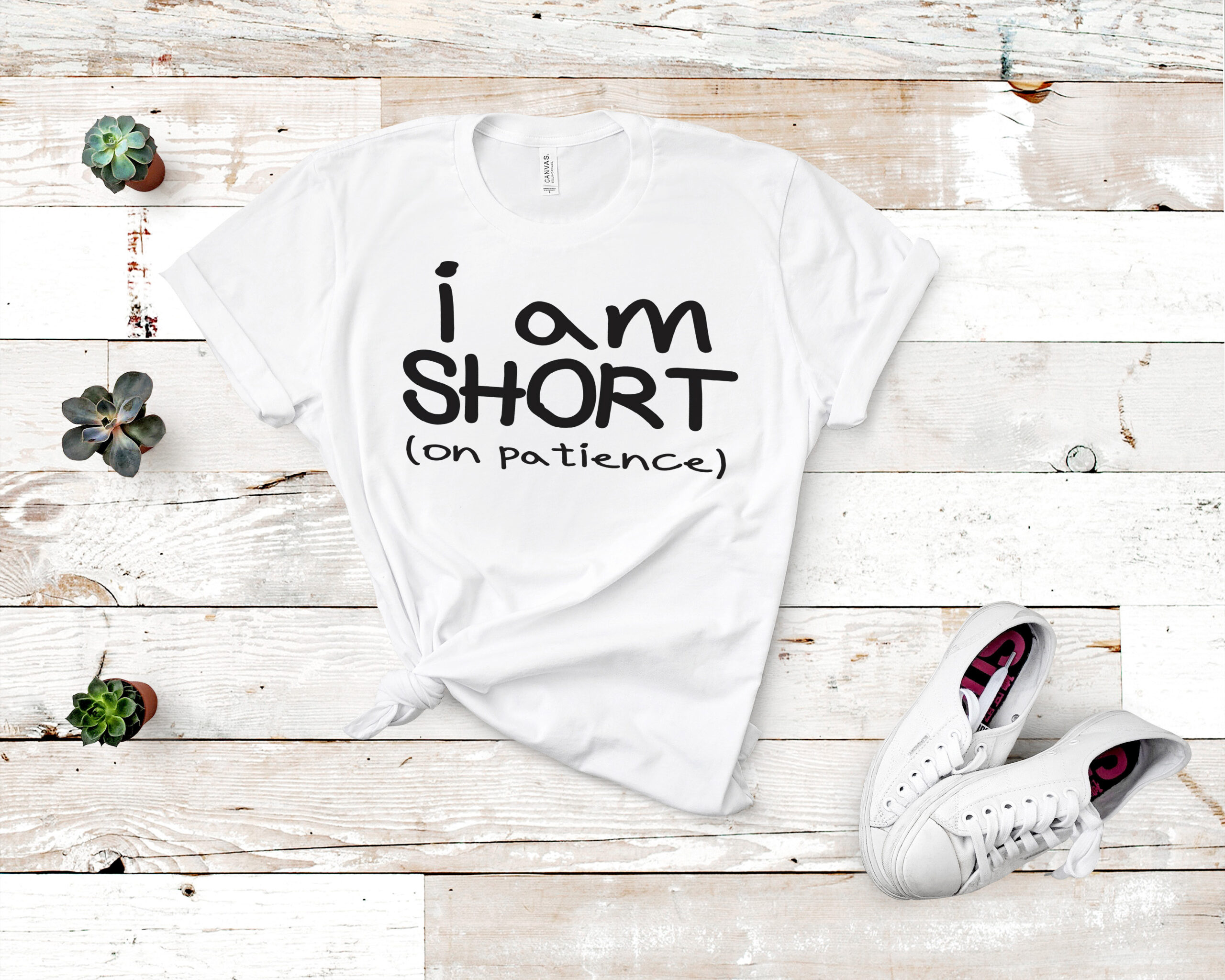 Free I am Short SVG Cutting File for the Cricut