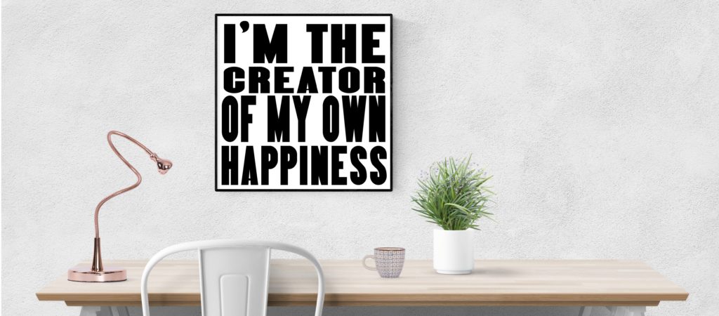 Free I'm the Creator of my own Happiness SVG File