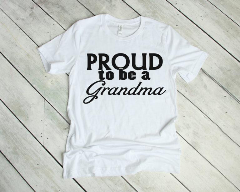 Free Proud to be a Grandma SVG File