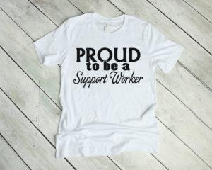Free Proud to be a Support Worker SVG File