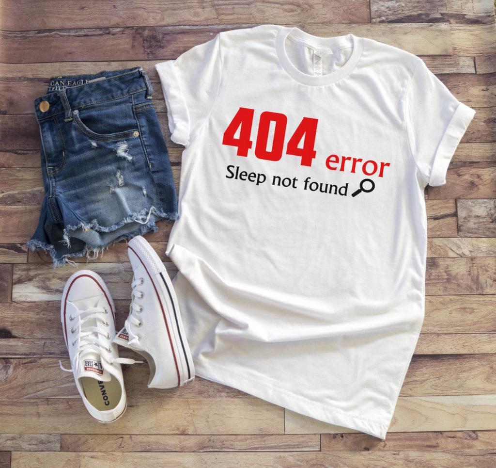 Free 404 error Sleep not found SVG File