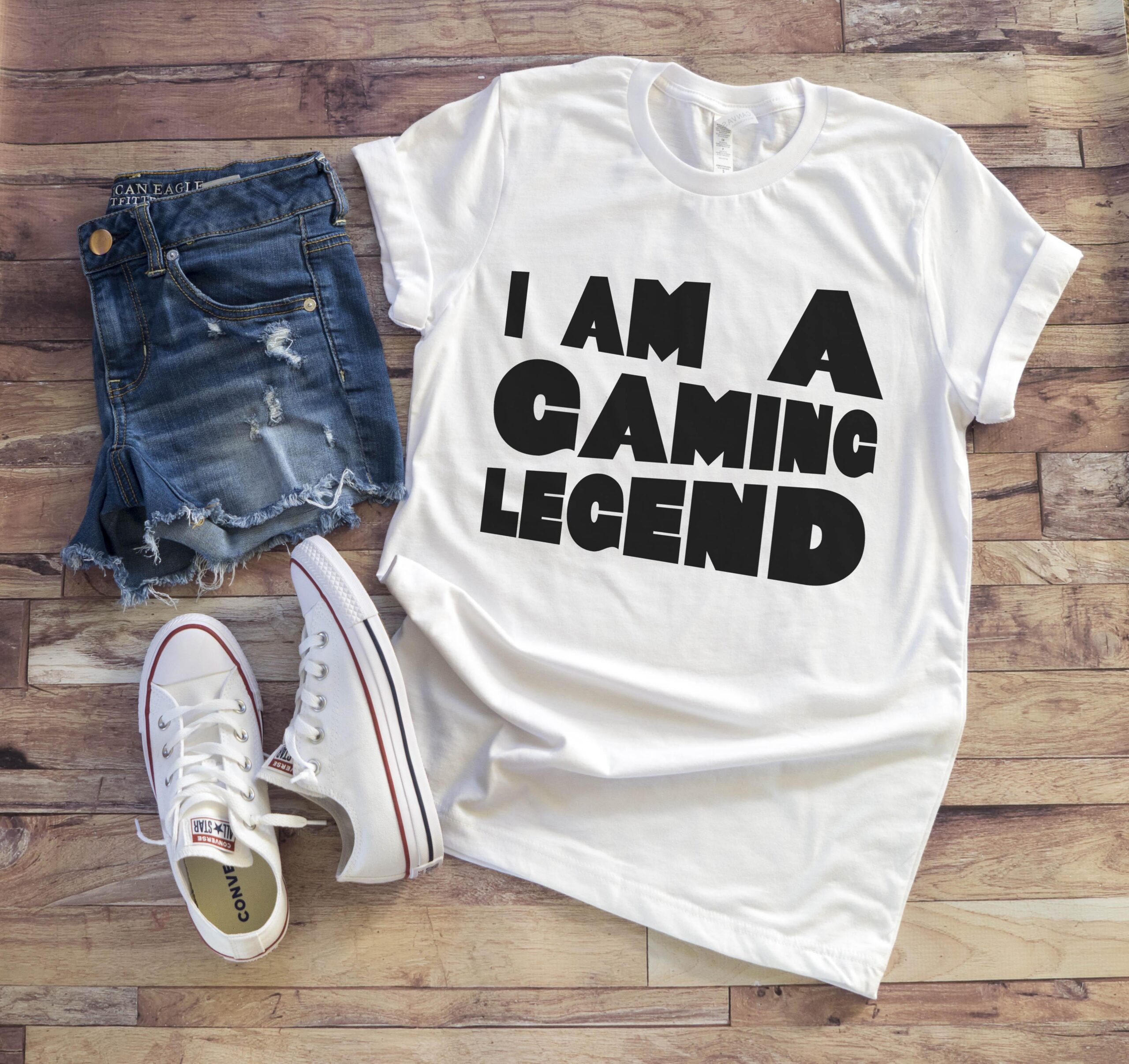 Free I am a Gaming Legend SVG File