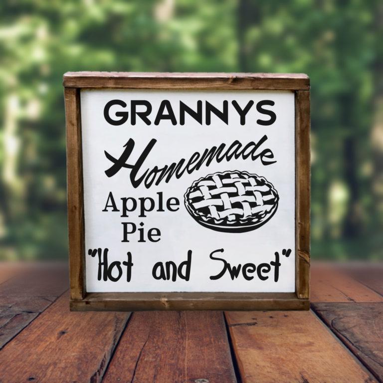 Free Grannys Apple Pie SVG File