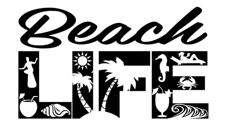 Free Beach Life SVG File