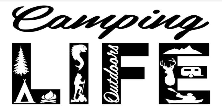 Free Camping Life SVG File