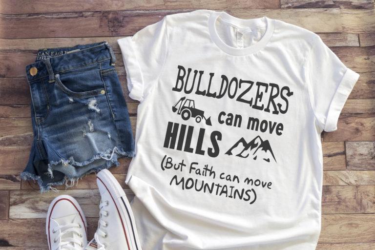 Free Bulldozers can move Hills SVG File