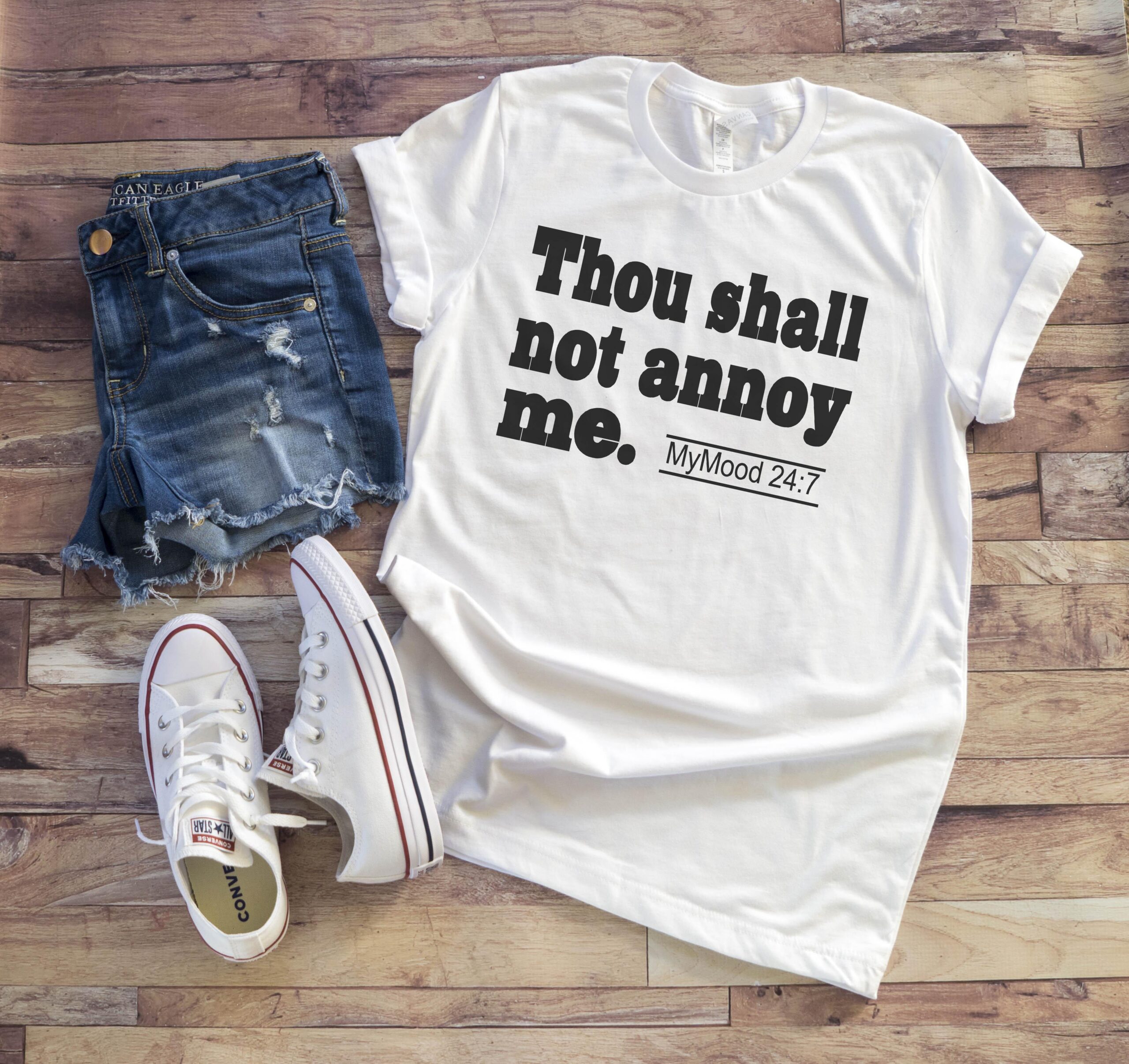 Free Thou shall not annoy me SVG File
