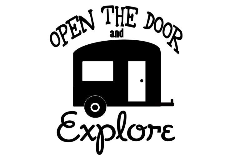 Free Open the Door and Explore SVG File