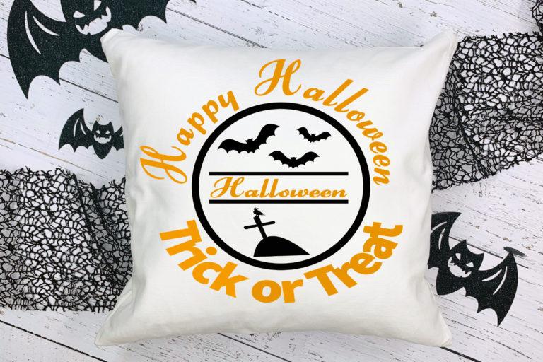 Free Trick or Treat Cushion SVG File