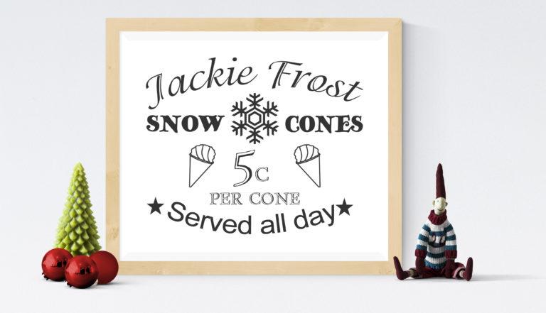 Free Jackie Frost SVG File