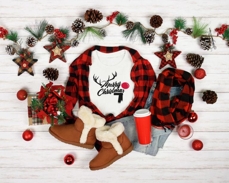 Free Merry Christmas Reindeer SVG File