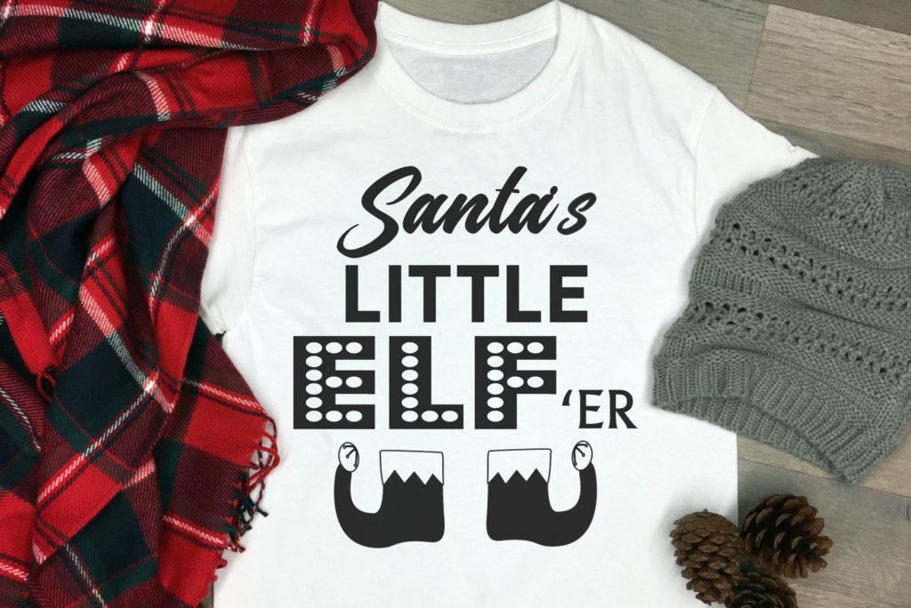 Free Santas Little Elf'er SVG File