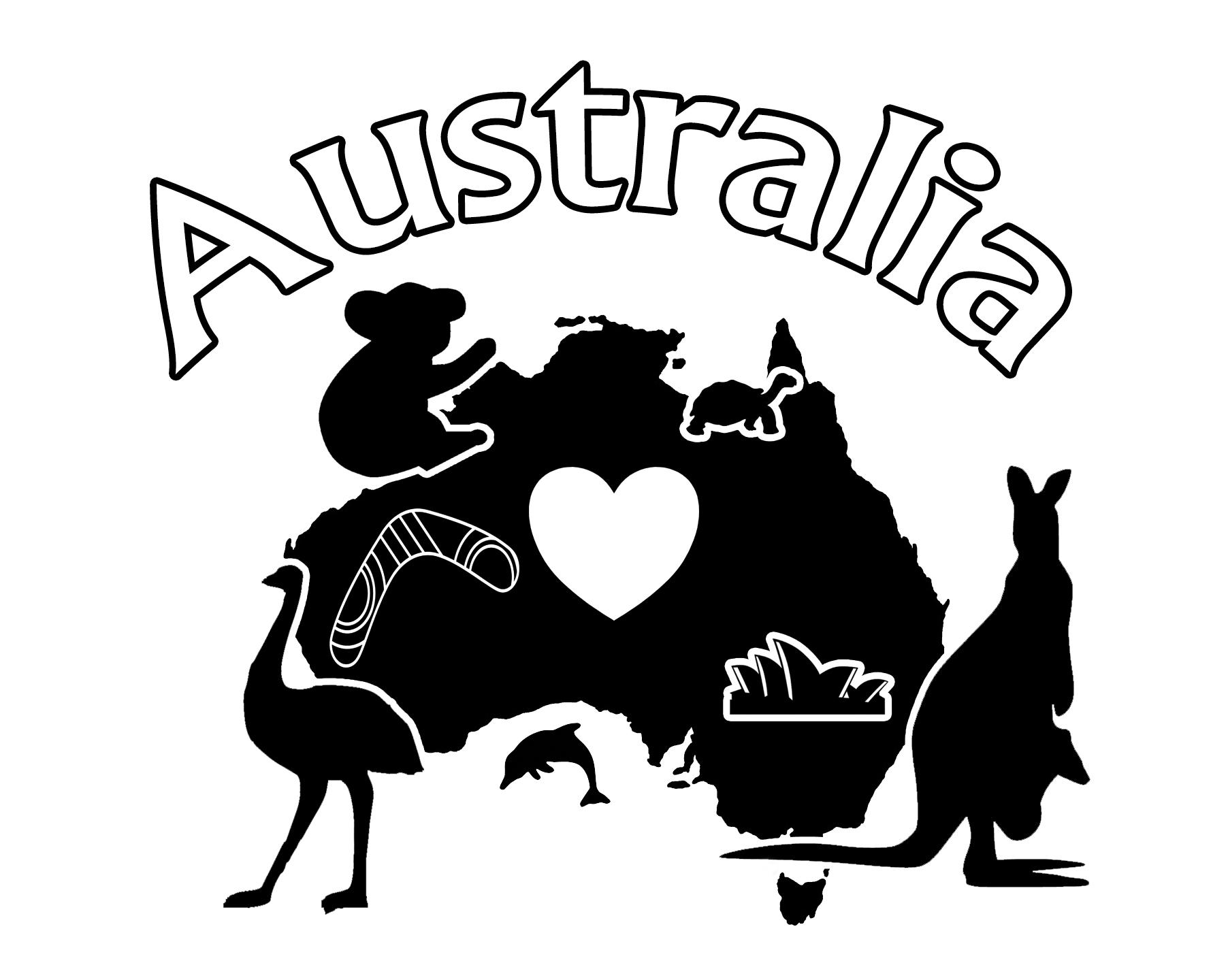 Free Australia SVG File - The Crafty Crafter Club