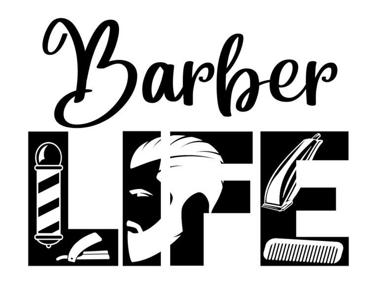 Free Barber Life SVG File