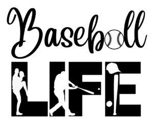 Free Baseball Life SVG File
