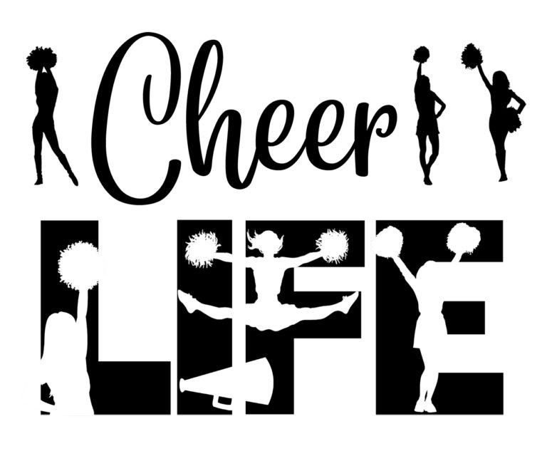 Free Cheer Life SVG File
