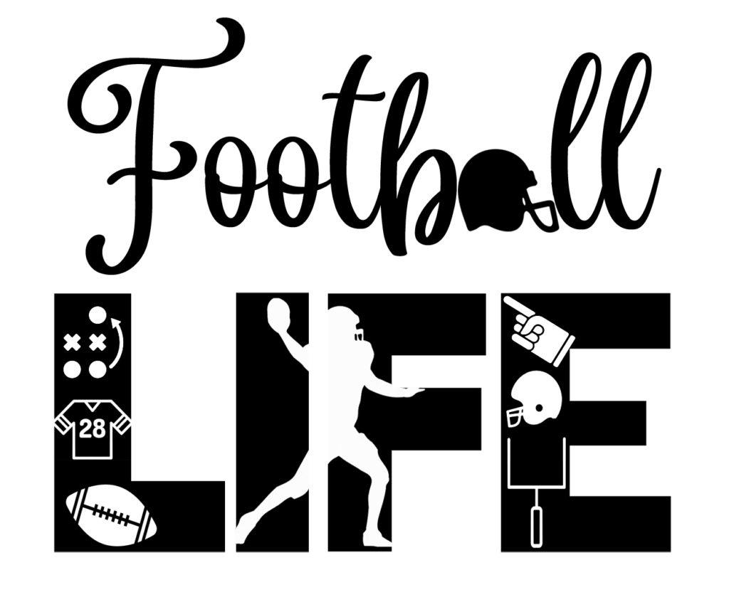 Free Football Life SVG File - The Crafty Crafter Club