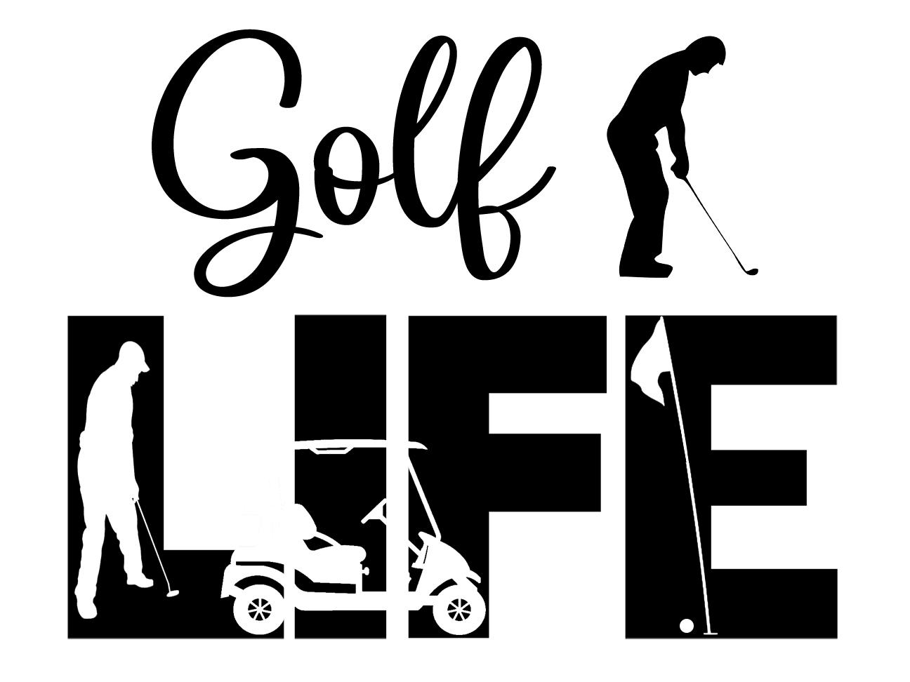 Free Golf Life SVG File