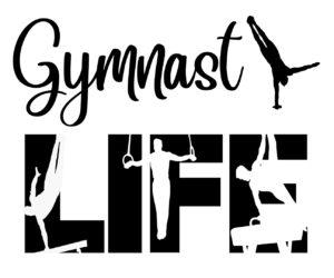 Free Gymnast Life SVG File