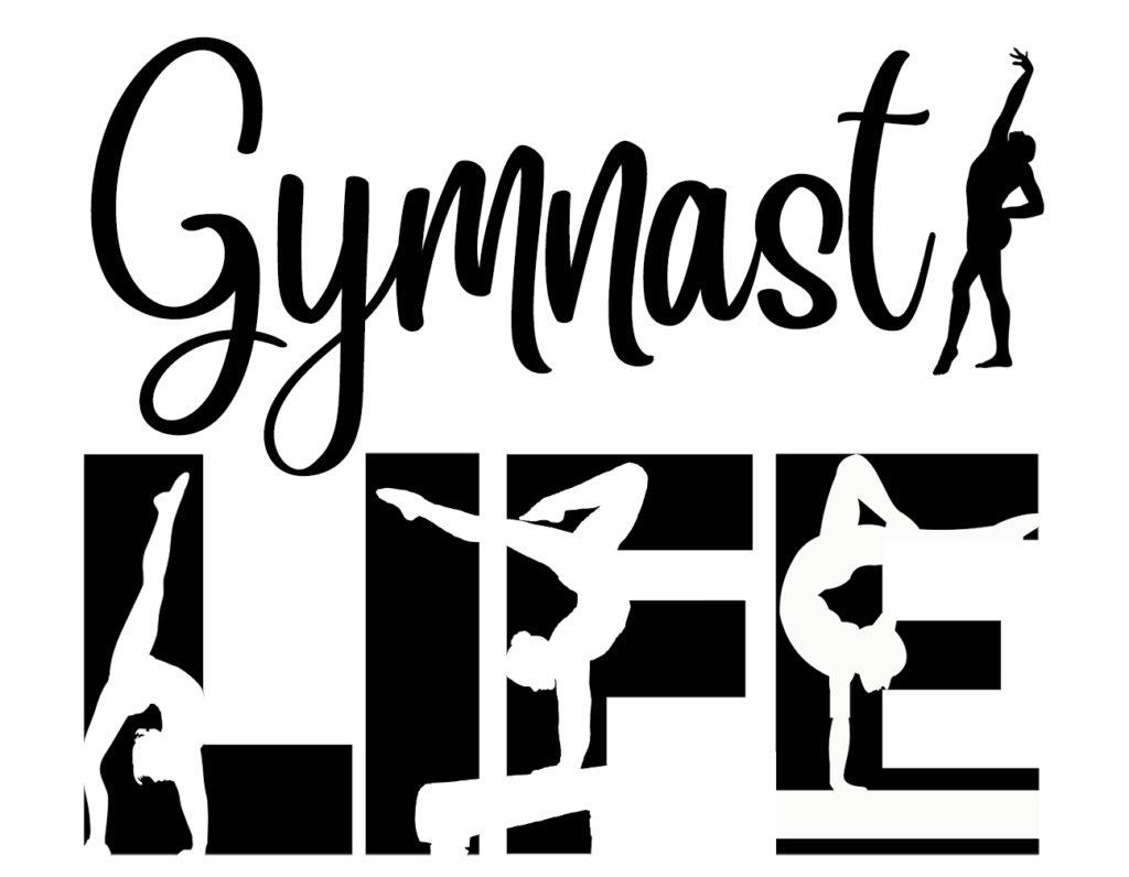 Free Gymnast Girls Life SVG File