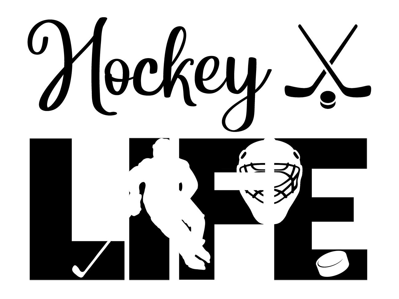 Free Hockey Life SVG File
