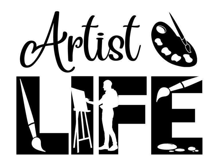 Free Artist Life SVG File