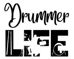 Free Drummer Life SVG File