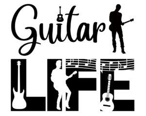 Free Guitar Life SVG