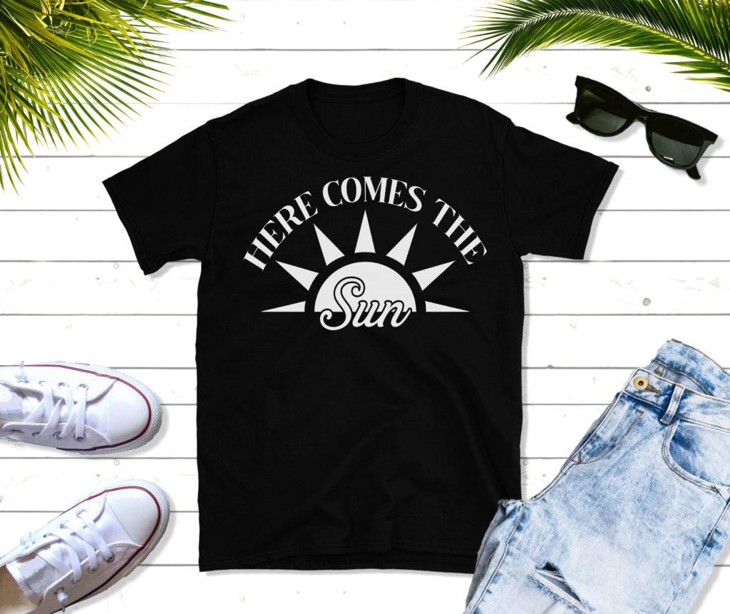 Free Here comes the Sun SVG File