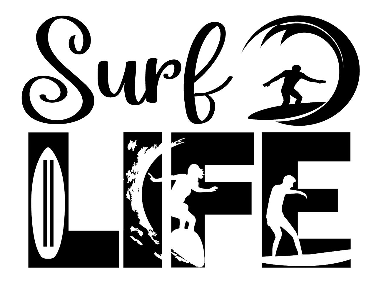 Free Surf Life SVG File