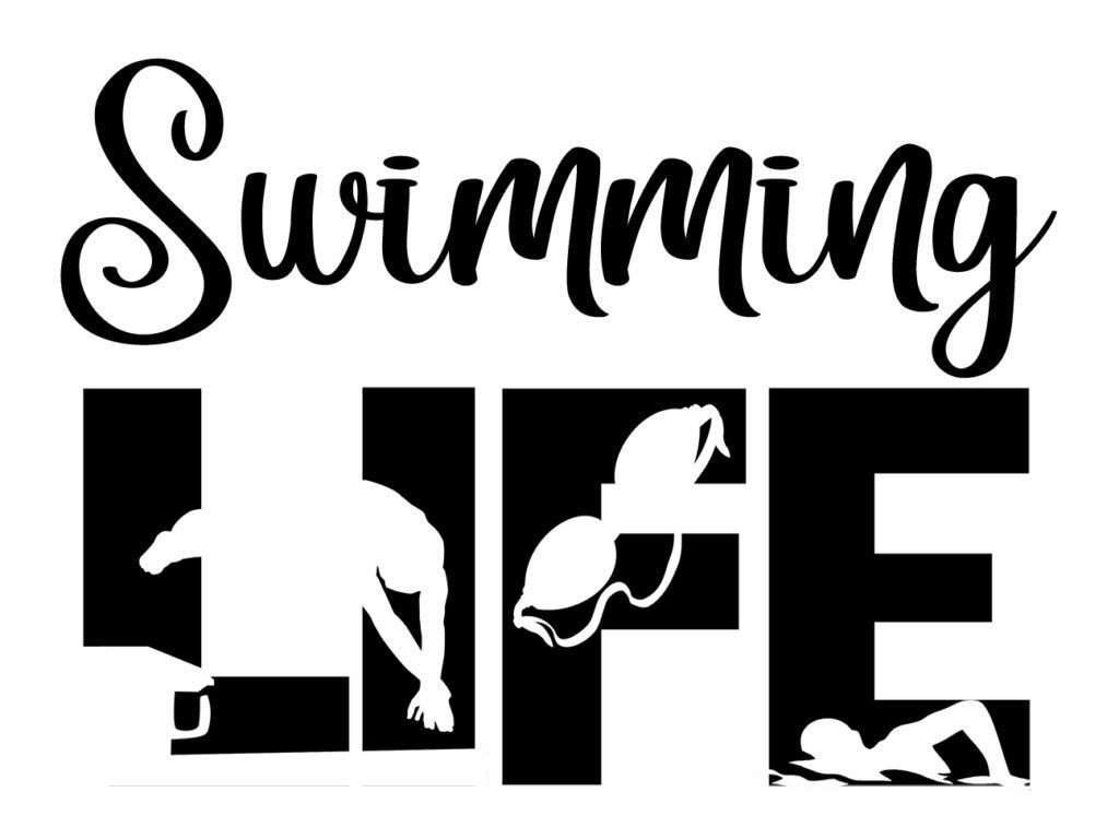 Free Swimming Life SVG File